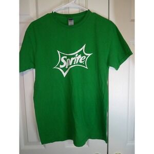 Gildan‎ Sprite Graphic T-Shirt Soft Cotton Blend Short Sleeve Green M